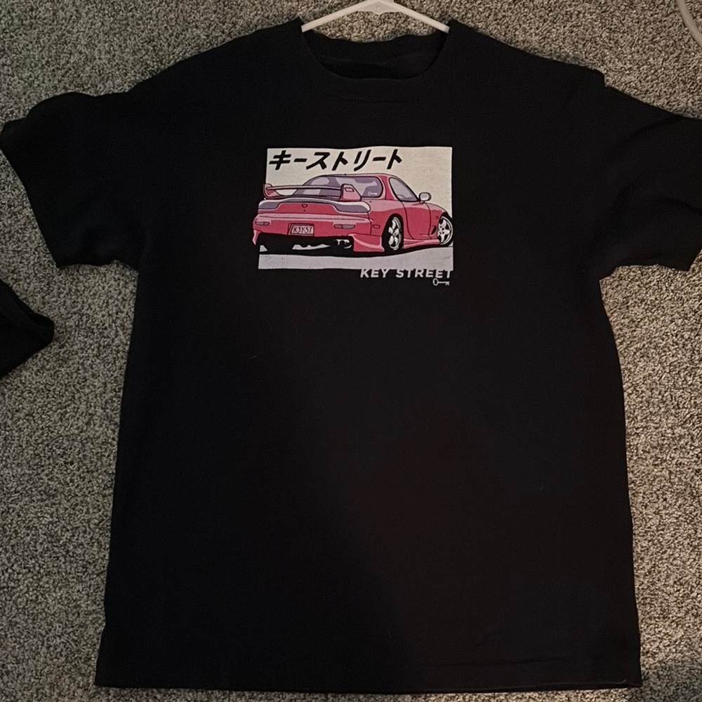 Key Street Black Graphic Tee
